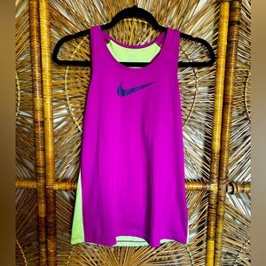 Nike Pro Neon Women’s Workout Tank. Perfect condition. Size Large.